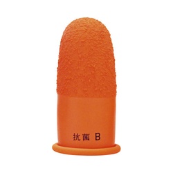 指サック　特殊２重加工　抗菌剤配合　中　１０個入