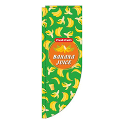 BANANA JUICE英字柄緑Rのぼり(棒袋仕様)