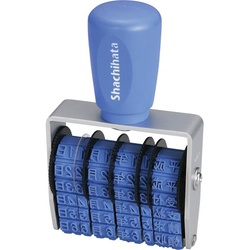 エルゴグリップ回転ゴム印　和文日付ヨコ３号ゴシック