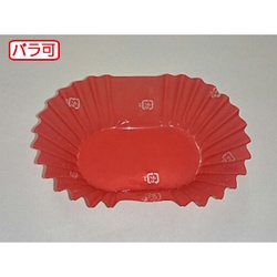 セイコー おかずカップ ラミケースOPP小判6号ワインレッド 500枚