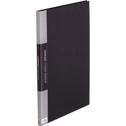 カラーベース固定式　Ａ３縦２０ポケット　黒　５冊