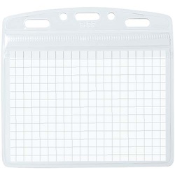 名札ケース防水密着チャック式　特大サイズ　１０枚入