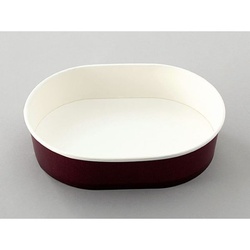 東洋アルミエコープロダクツ 耐熱ペーパーカップ K9161B 楕円型 ブラウン