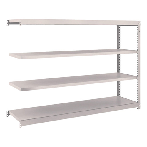 ＴＲＵＳＣＯ スチールラック Ｍ1.5型軽中量棚 1760×445×1200mm 4段 連結 ネオグレー M1.54644B