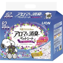 アロマで消臭ペットシート　レギュラー　６２枚×４