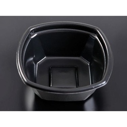 ケーピープラテック どんぶり容器 Kランチ-8 本体黒