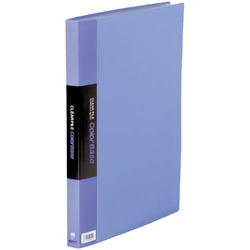 カラーベース固定式　Ｂ４縦４０ポケット　青×１０