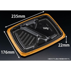 リスパック 弁当容器 バイオ マウント 24-18-2B 本体 セン茶