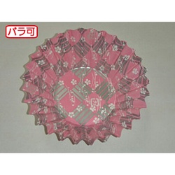 セイコー おかずカップ ラミケースOPP 9F 梅チェック柄 500枚