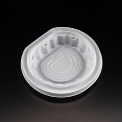 リスパック フルーツ容器 バイオ パティー 13BF 白 本体