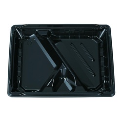 弁当容器 MS角弁 23-19-2 黒 本体 エフピコチューパ