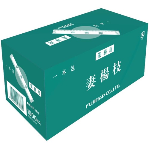 爪楊枝 フジ袋入妻楊枝(無地)6cm 尚美堂