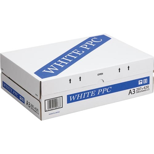 ＷＨＩＴＥＰＰＣ　Ａ３　１箱（５００枚×３冊）×２