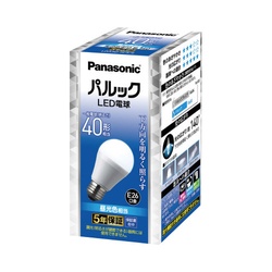 パルック　ＬＥＤ電球　Ｅ２６　４０形　昼光色　３個