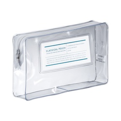 ペンケース＜クラシカルポーチ＞クリア