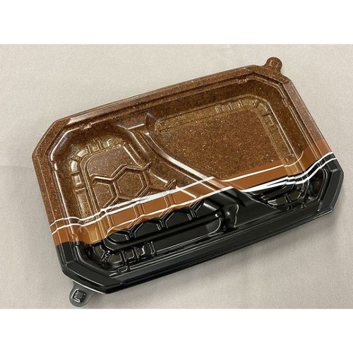 中央化学 弁当容器 CT ロックス 24-16 2S パイルBR 本体