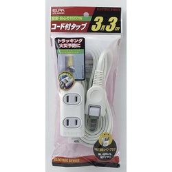 ＯＡタップ　ＬＰＴ−３０３Ｎ　２Ｐ　３個口　３ｍ