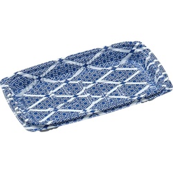 惣菜容器 MSD惣菜20-11(22) ひし格子青 エフピコ