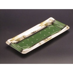 リスパック 寿司容器 誠05B とうたけ緑 本体