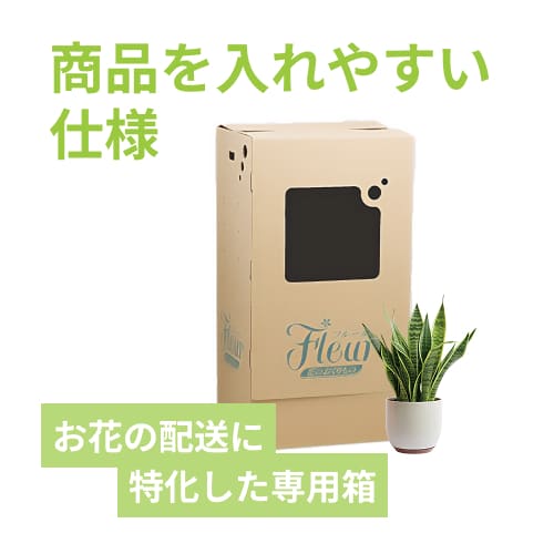 フラワー発送 BOX（鉢押えセット・476×376×891mm）【宅配180サイズ