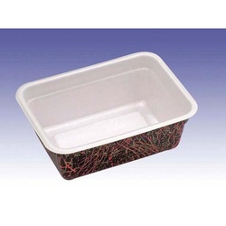 どんぶり容器 E-110長角丼身 BR デンカポリマー