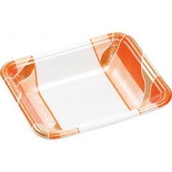 発泡トレー FLB-V12-30 鮮彩オレンジ エフピコ