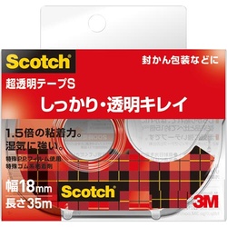 超透明テープＳ小巻　カッター付１８ｍｍ×３５ｍ×５