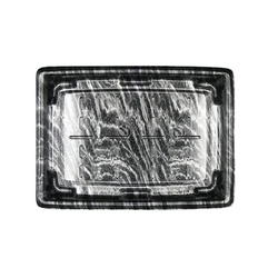 惣菜容器 MTD27-20平 本体 エコ黒木銀 エフピコ