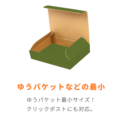 グリーン色】厚さ3cm・N式ケース（クリックポスト・ゆうパケット最小