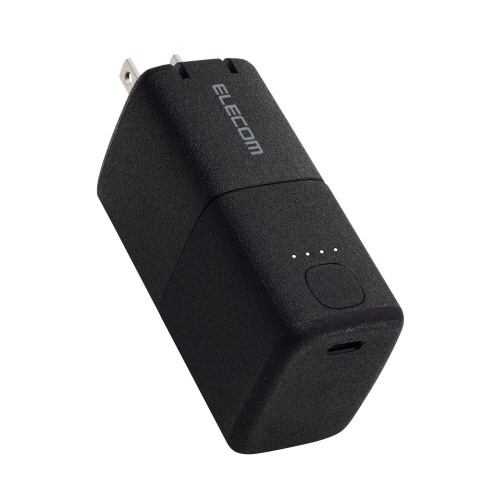 モバイルバッテリー　コンセント　３０Ｗ　ブラック