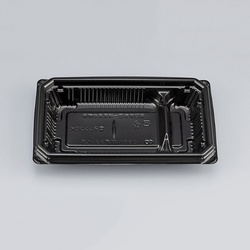 シーピー化成 どんぶり容器 CBFN御重93-1浅 黒 本体