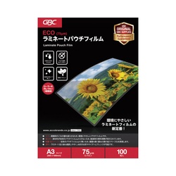 パウチフィルム　７５μ　Ａ３　１００枚入