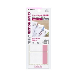 クリヤーホルダー用ラベル　ＫａＴａＳｕふせんＳ　赤