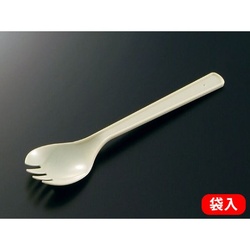 中央化学 使い捨てカトラリー FDフォーク付スプーン 140 単袋入