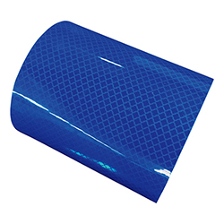 【廃番商品】日東エルマテ 高輝度プリズム反射テープ 90mm×5ｍ ブルー HTP90B