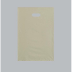 ポリ手提げ LDアームバッグ ベージュ(小) 福助工業