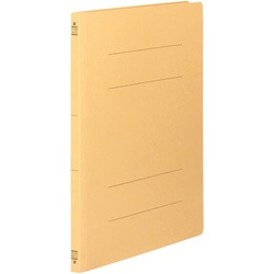 フラットファイルＶ樹脂とじ具　Ｂ４縦　黄　１０冊