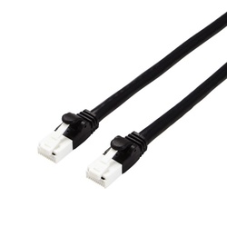 ＬＡＮケーブルＣＡＴ６Ａ準拠　５ｍ　爪折れ防止　黒