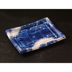 リスパック 刺身容器 美鮮 30B けんひょう青 本体