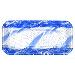 鮮魚トレー FLステージ25-12(25) 海氷青 エフピコ