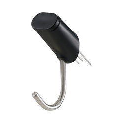 穴の目立たないピンフック　ブラック