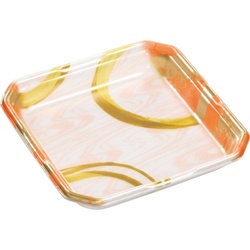 発泡トレー しゃぶしゃぶ1人浅(V) 円熟オレンジ エフピコ