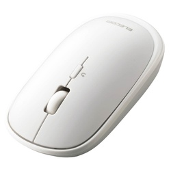 ＢｌｕｅＬＥＤマウス　薄型　Ｂｌｕｅｔｏｏｔｈ　白