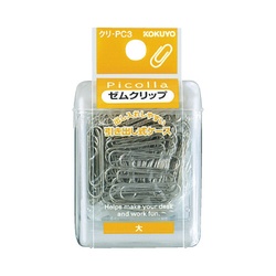 ピコラ　ゼムクリップ　大　シルバー　約１００本Ｘ３