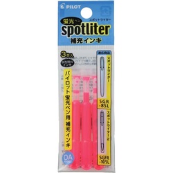 蛍光　スポットライター補充インキ　ピンク　３０本