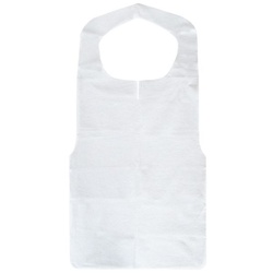 今村紙工 不織布エプロン 白 30枚