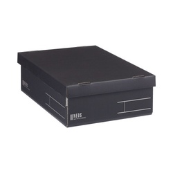 収納ボックス＜ＮＥＯＳ＞（Ｒハーフ）黒２冊