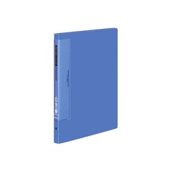 クリヤーブック替紙式青Ａ４縦背幅２０ｍｍ