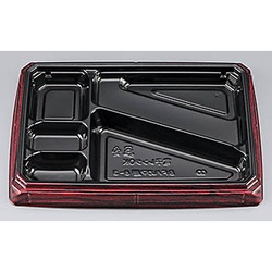 シーピー化成 弁当容器 BFハカマ膳8-3 ローズW 本体(N)