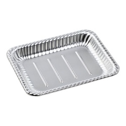 エフピコ オードブル容器 ティアラ角皿25-19 本体 銀